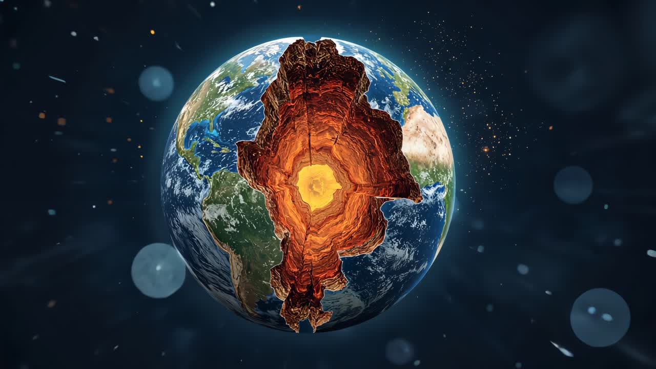 A Cross-Section of the Earth