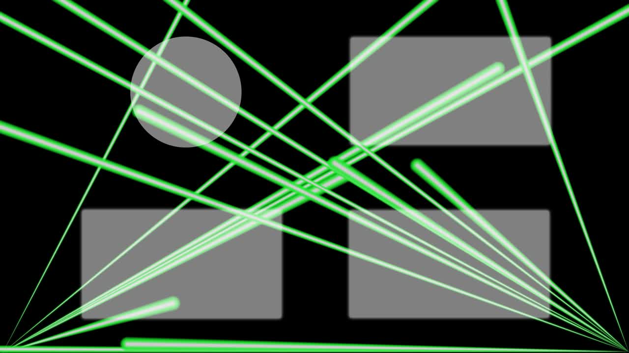 레이저 스테이지 세트  엔드 카드 엔딩 스크린 모션 그래픽