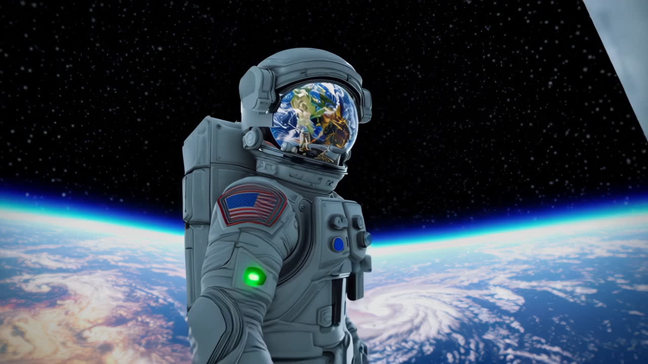 astronauta en el espacio