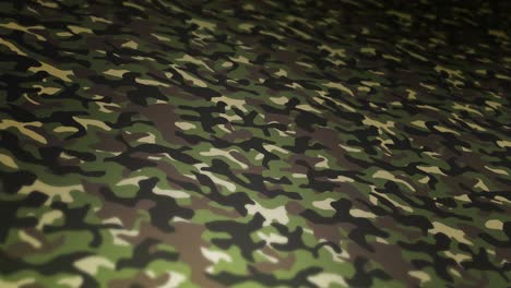 green camouflage pattern background. military uniform concept. abstract line and wave texture. loop animation.