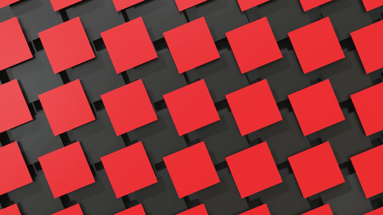 cubos rojos y negros