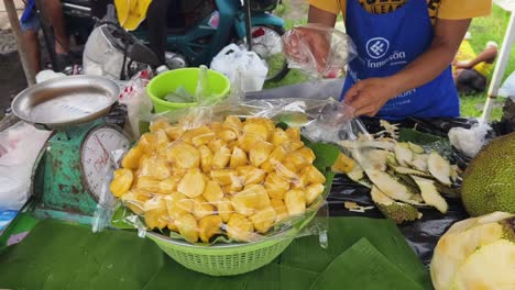 jackfruit at street market