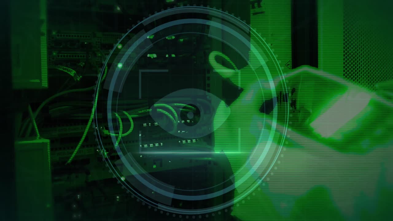 animación del ojo humano, alcance y procesamiento de datos