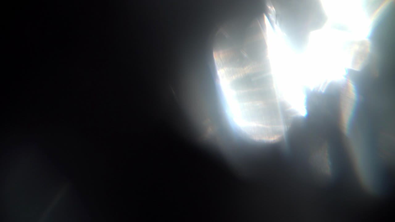 Vazamentos de luz abstratos e sobreposição de reflexos de lente óptica
