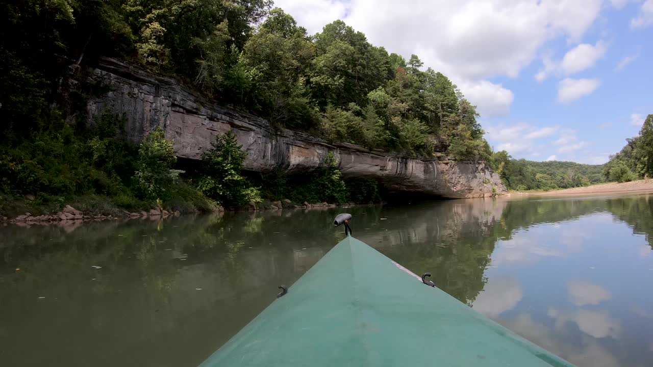 каякинг по национальной реке буффало живописные обрывы и отражения