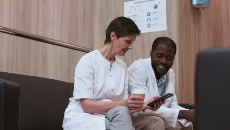 doctors having a coffee break