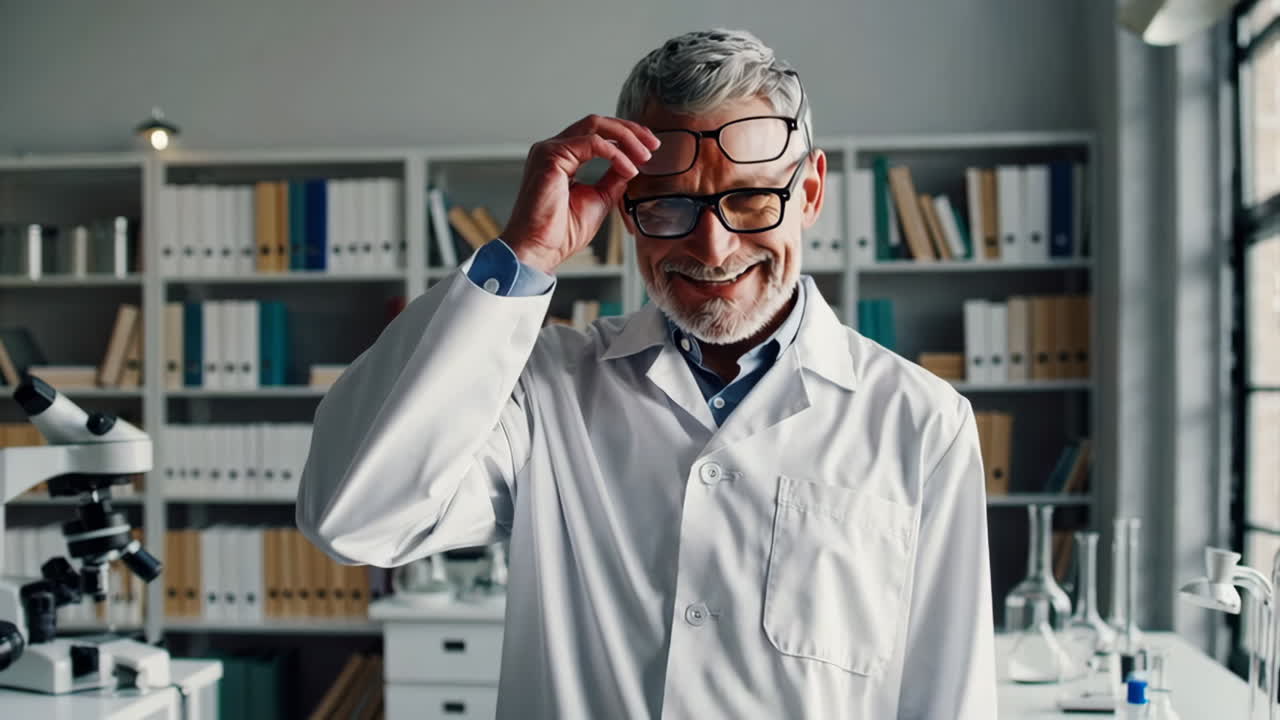 Cientista em um ambiente de laboratório
