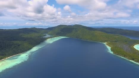large extent capture of the islands, north maluku, indonesia.