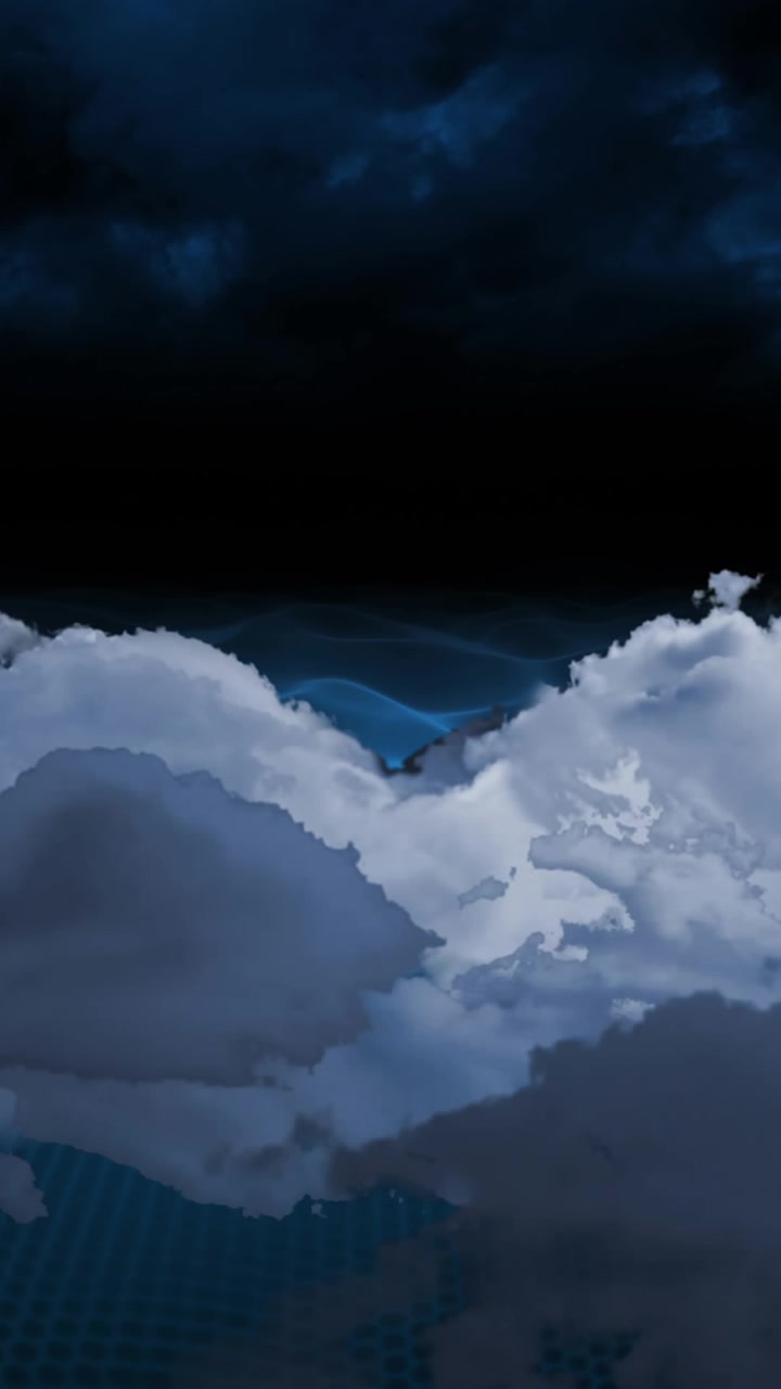 Animation of sky with clouds