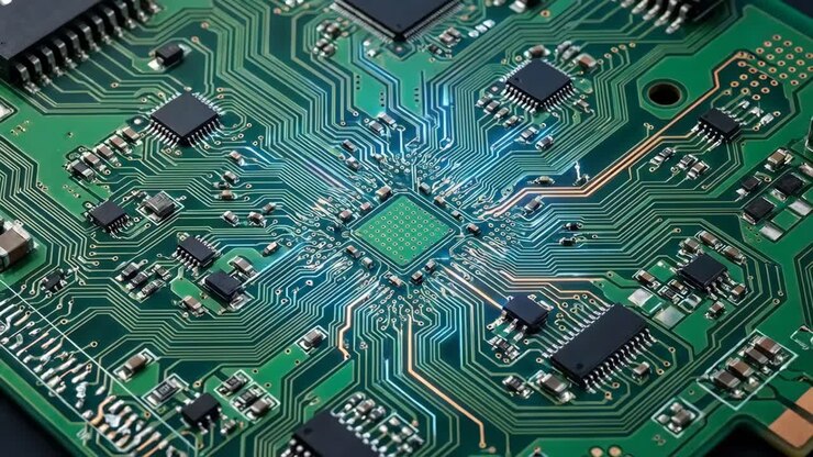 Close-up of a Motherboard