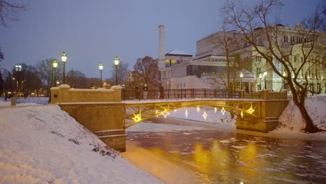 Riga-city-of-Latvia-in-the-month-of-January