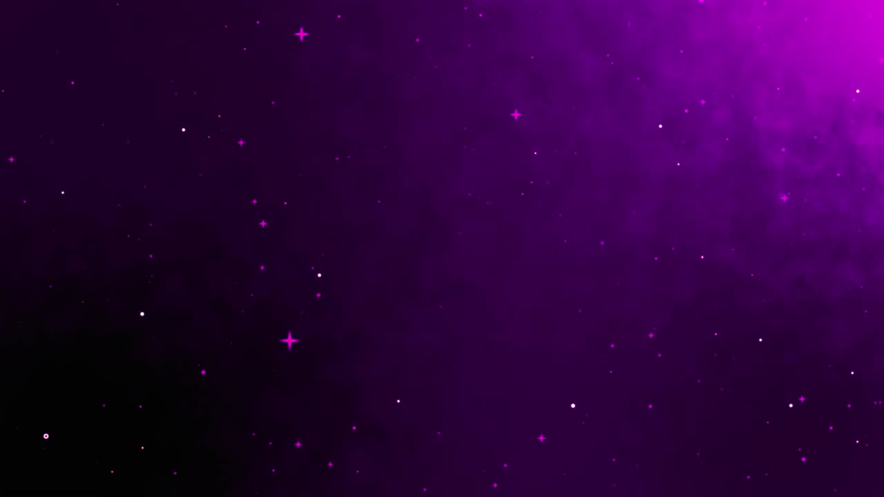 una hermosa animación de fondo púrpura que se puede usar perfectamente en navidad, estrellas fugazes en la víspera de año nuevo en el espacio exterior.