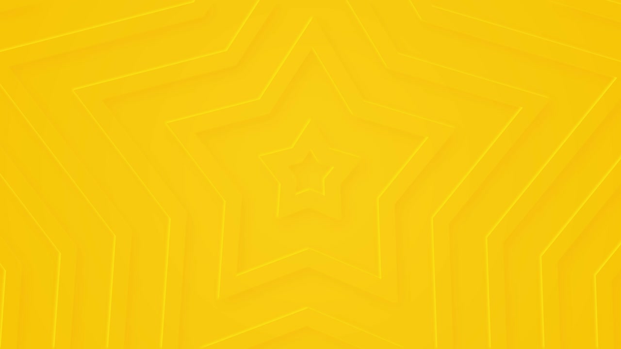 fondo abstracto con gradiente de bucle amarillo claro. marco en forma de estrella