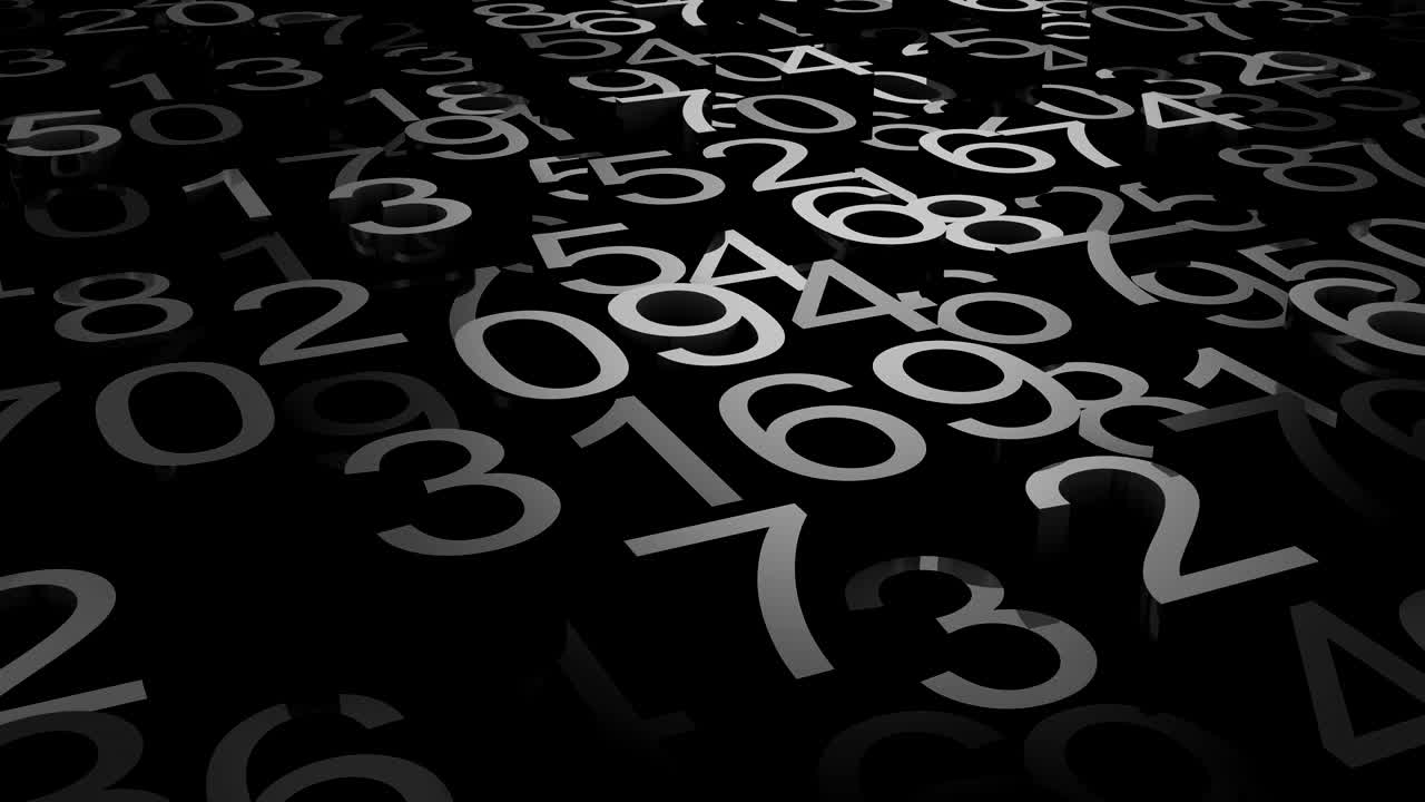 de los números de fondo