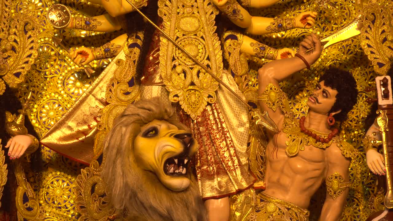 durga puja es el festival más grande de la india y bengala occidental