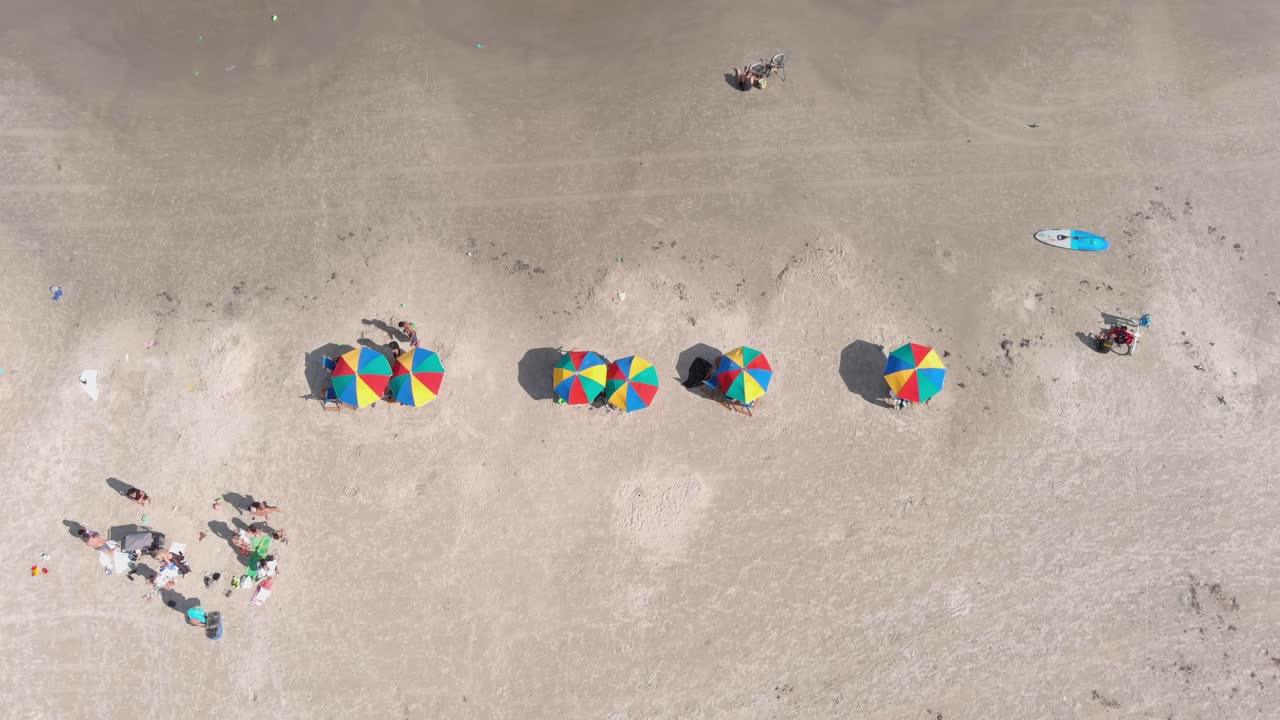 갤버스턴 섬 텍사스에 있는 해변가의 조감도