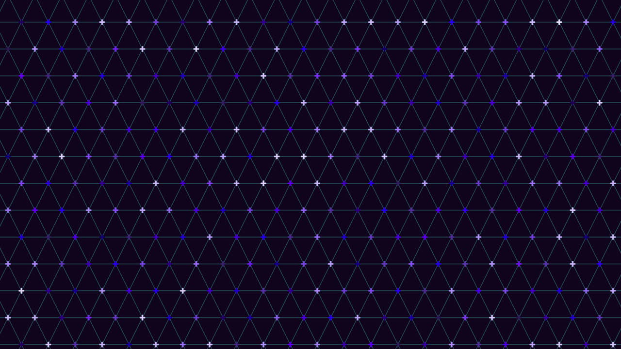 Minimalistic grid white dots on black background