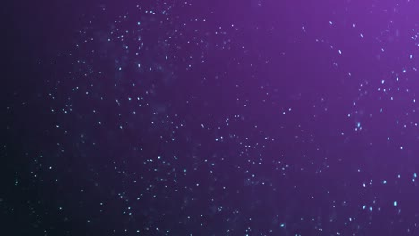 multiple glowing blue and purple particles