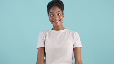 Excited-african-american-woman-posing