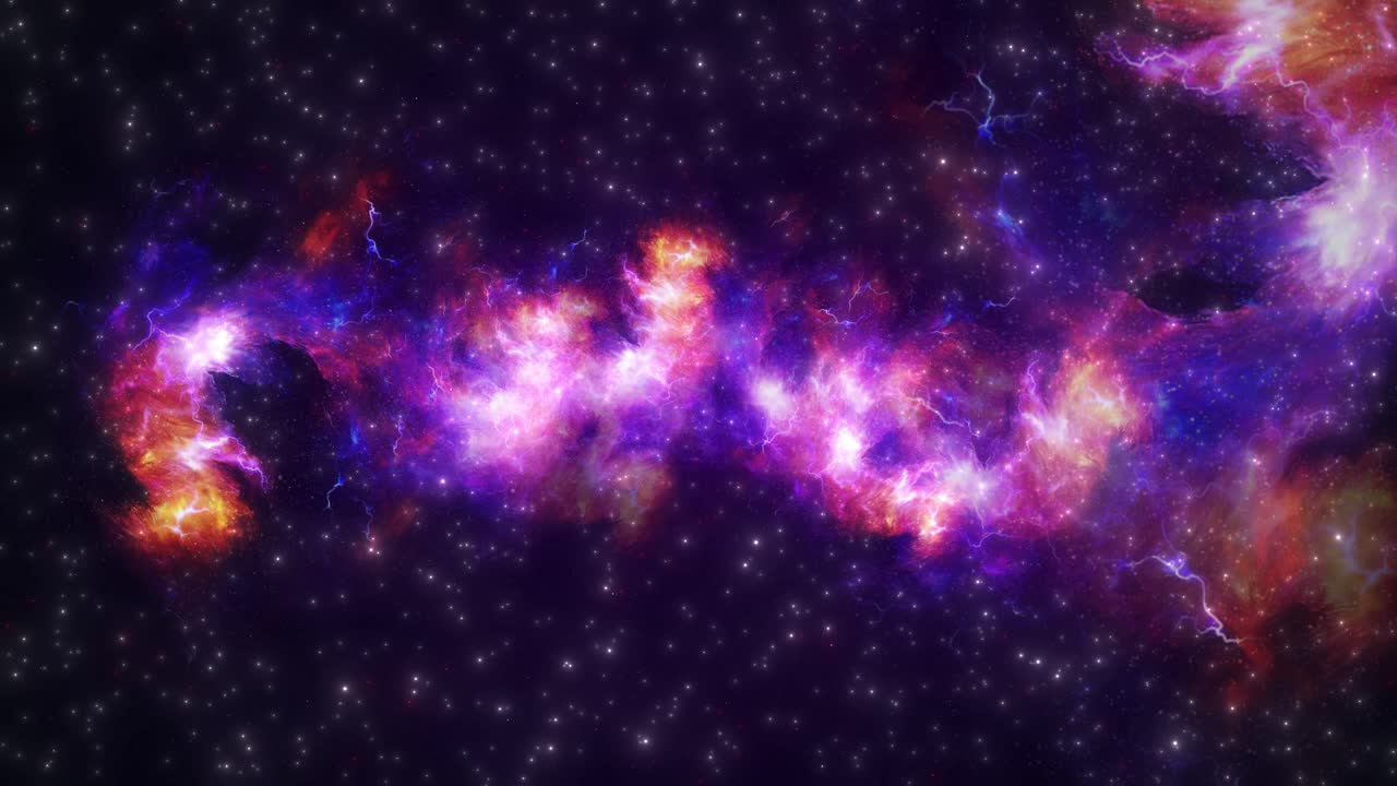 la nebulosa azul es una animación cg.