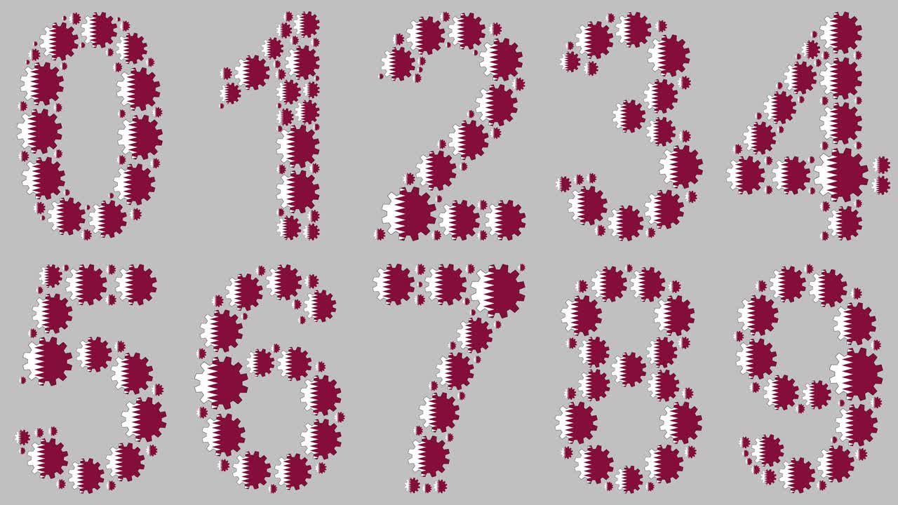 conjunto de números qataris