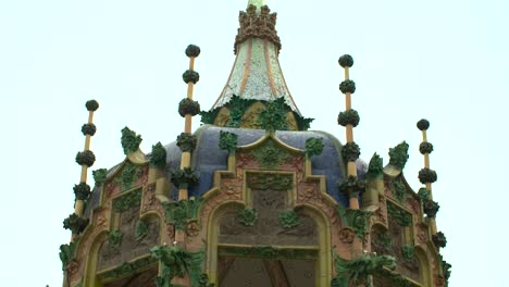 Rotonda-Gebäudeturm-In-Barcelona