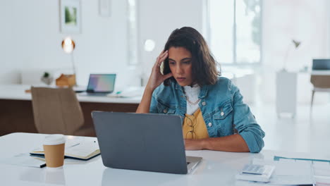 Business,-stress-and-woman-with-laptop