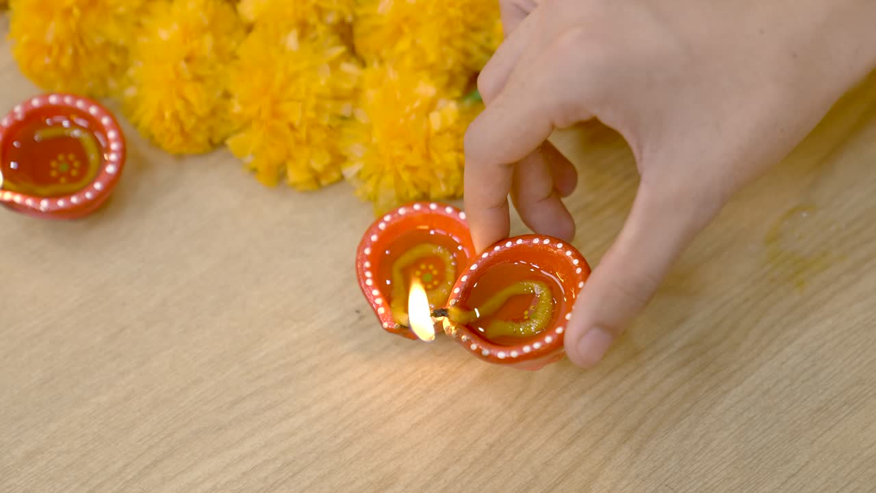 hombre indio relámpagos lámparas de tierra