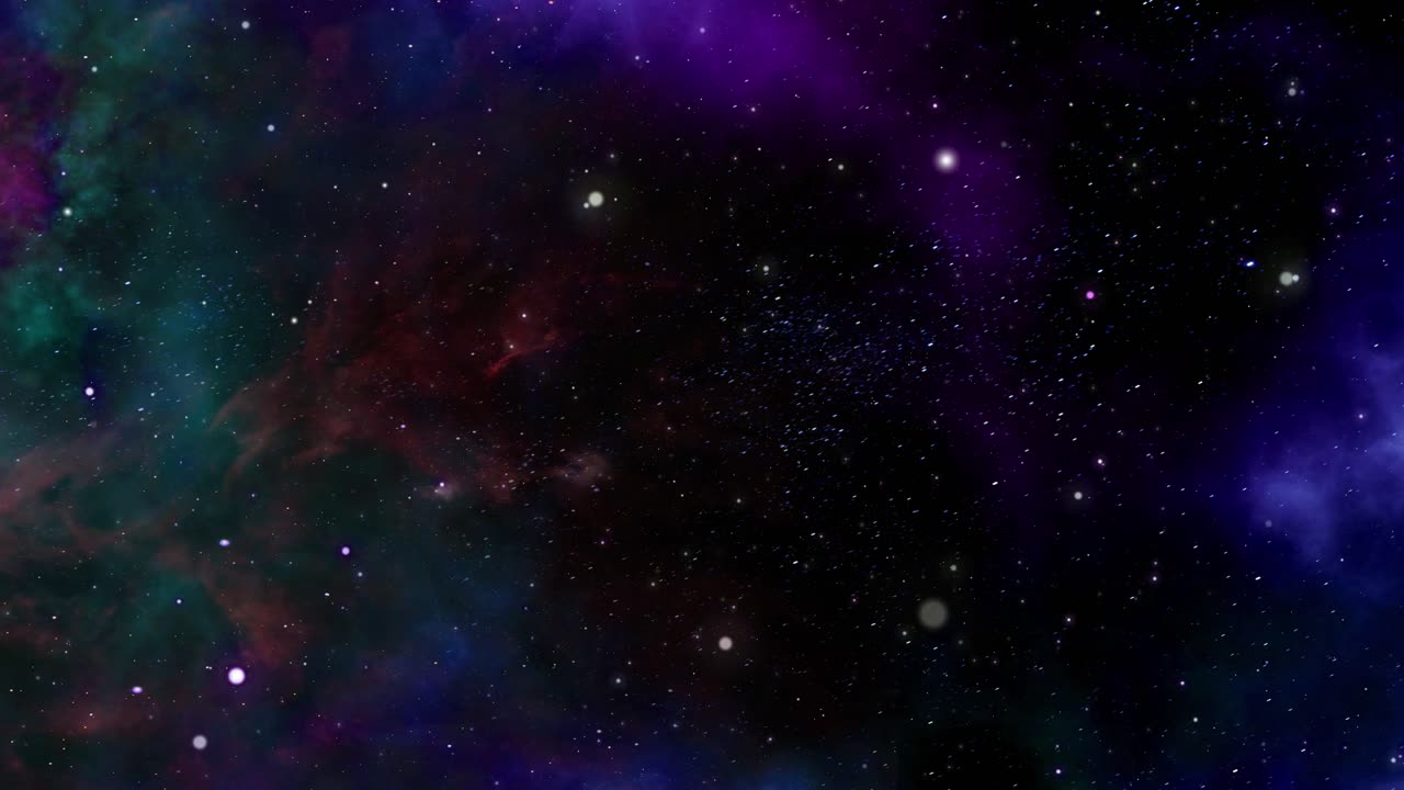 Cosmic Universe with Stunning Galaxy and Stars in Space Background 4k