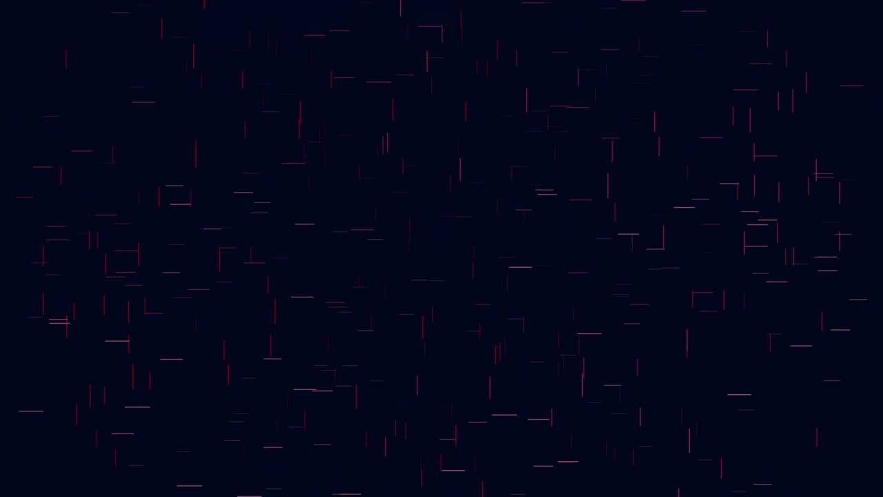Digital neon lines in rows on black gradient