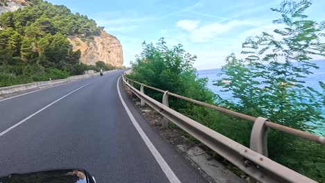 motorbike ride along monte carlo's beautiful coastline