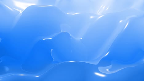 fondo de bucle abstracto elegante, superficie cambiante de material translúcido suave. creativo suave brillante 3d bg con brillo interno para eventos festivos 4k. gradiente azul.