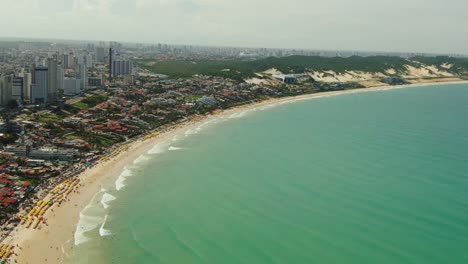 Aerial-view-of-beach-in-Natal