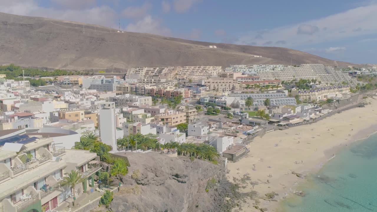 Morro Jable Fuerteventura, Canary Islands of Spain Drone Footage