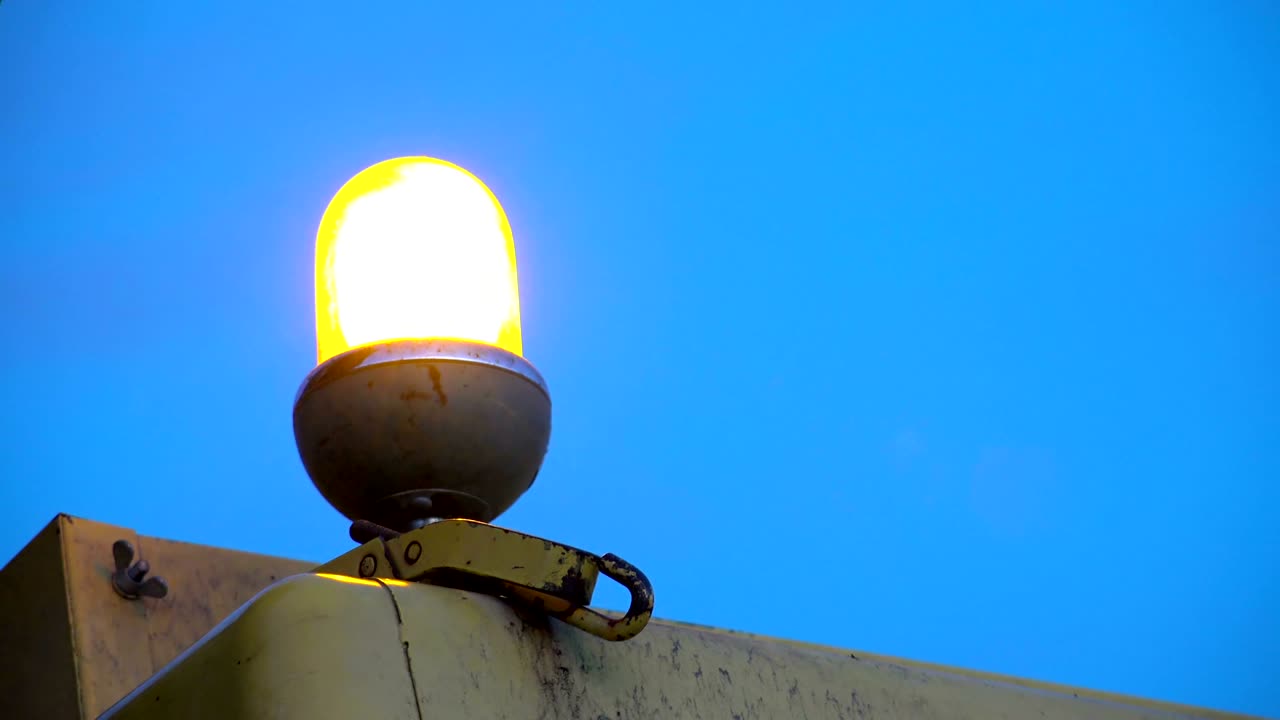 4k 버 경고 신호, 사이렌 라이트, 소니 4k 촬영