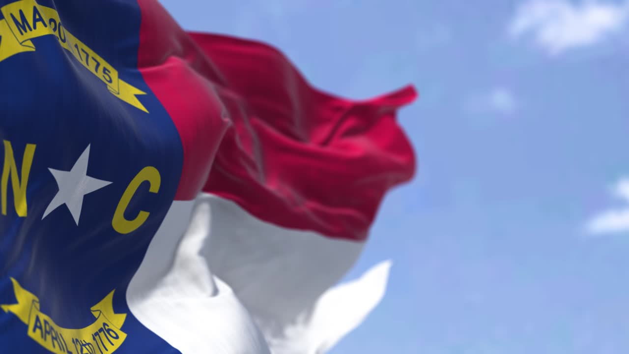 미국 노스캐롤라이나 주의 발이 바람에 흔들리고 있다.