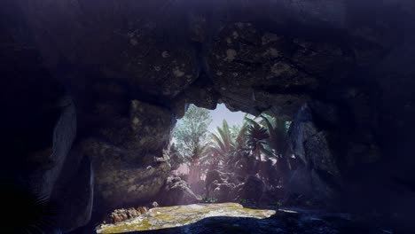 Sun-Light-inside-Mysterious-Cave