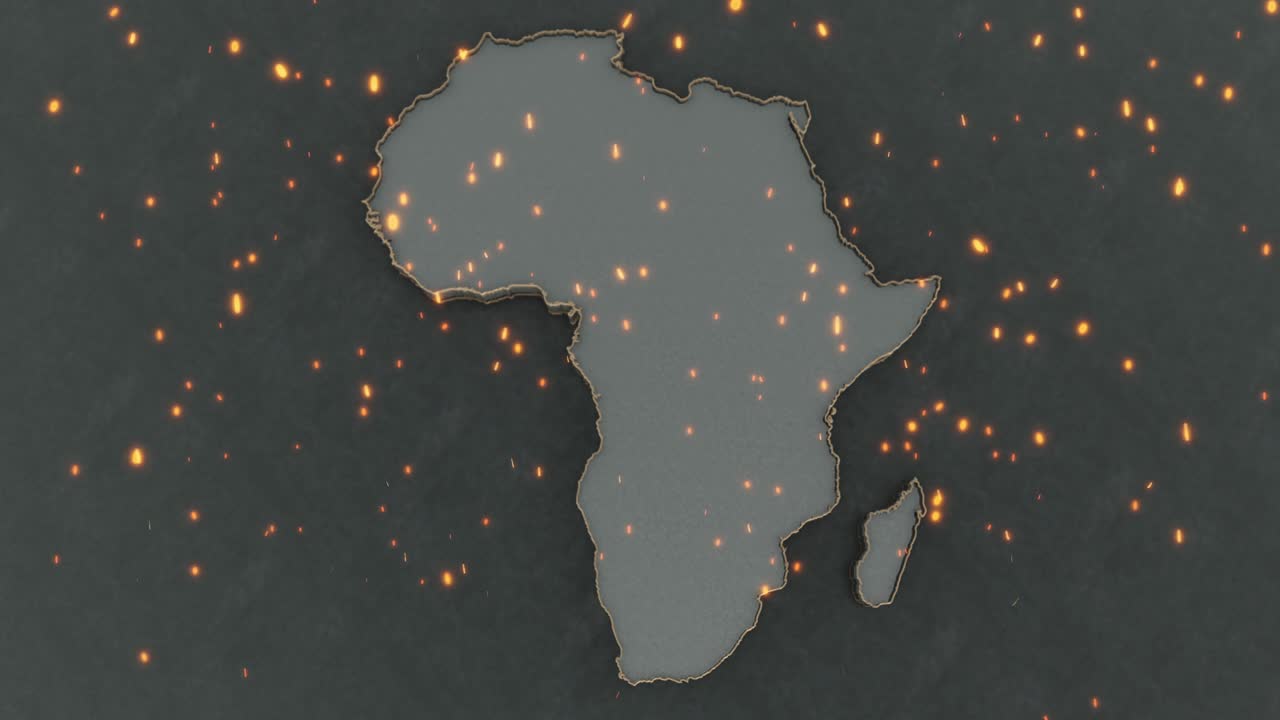 africa continent Background 4K