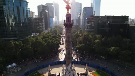 angel of independence in mexico city