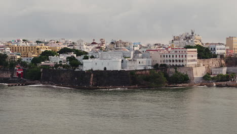 san juan, puerto rico: historical cityscape from the water