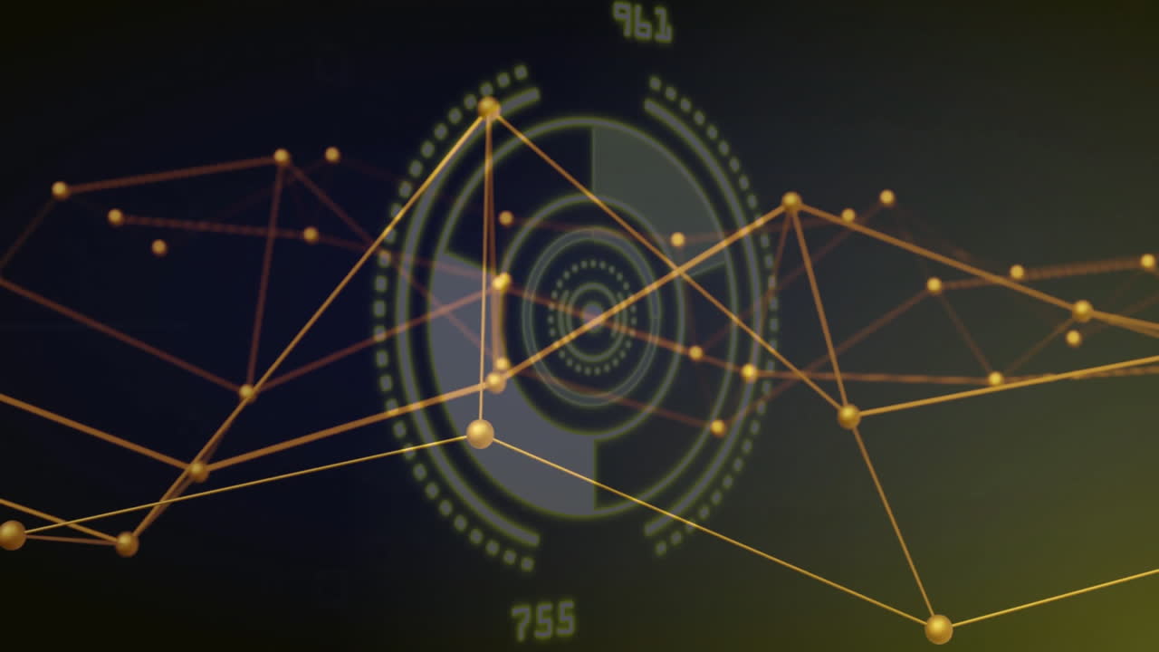 Animation of scope scanning over network of connections