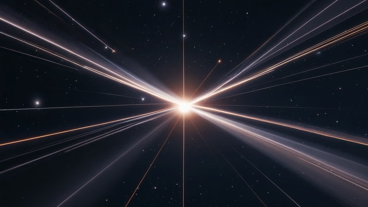 Hyperspace Travel Light Streaks