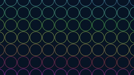 patrón de círculos y puntos con color neón 3