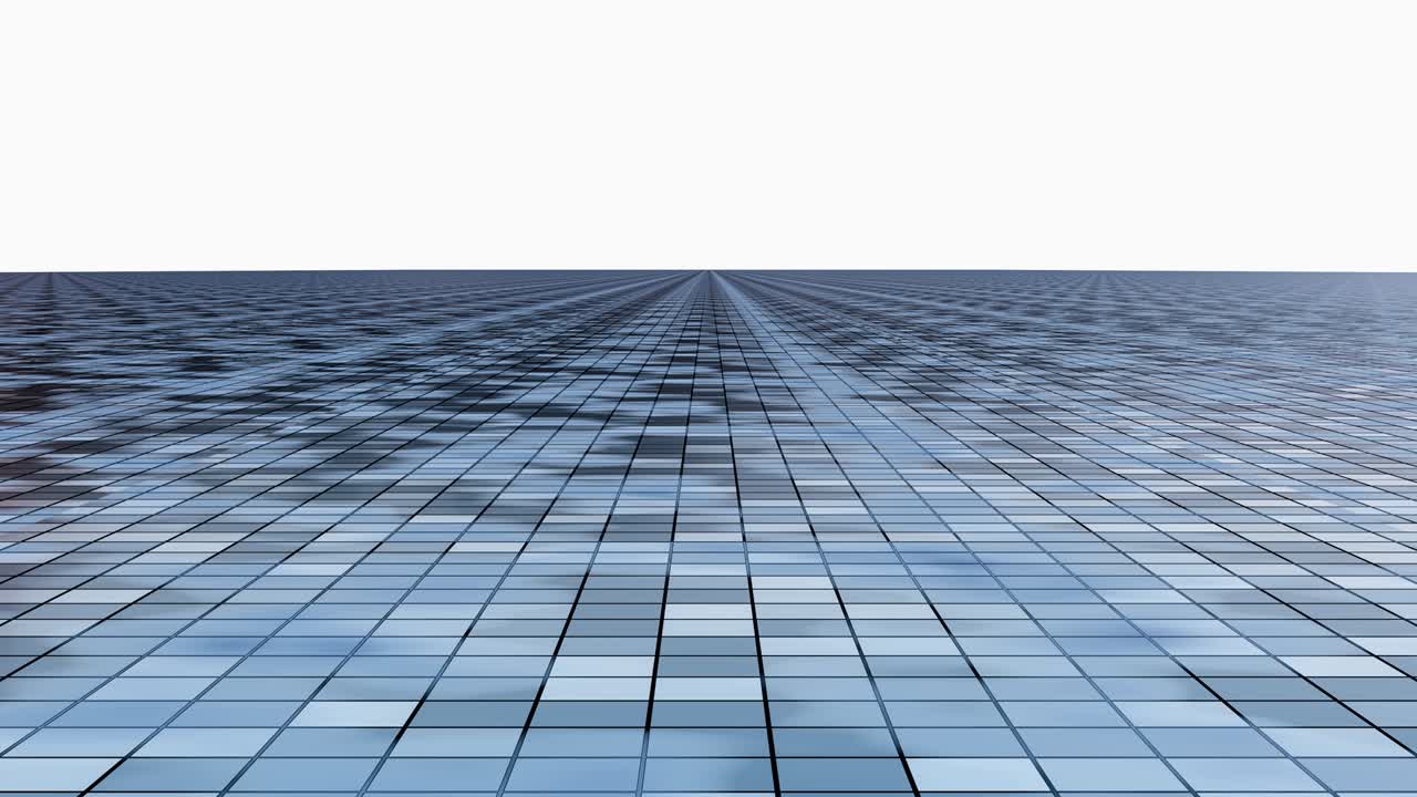 movimiento de bucle sin fisuras en la acera de la ciudad nocturna