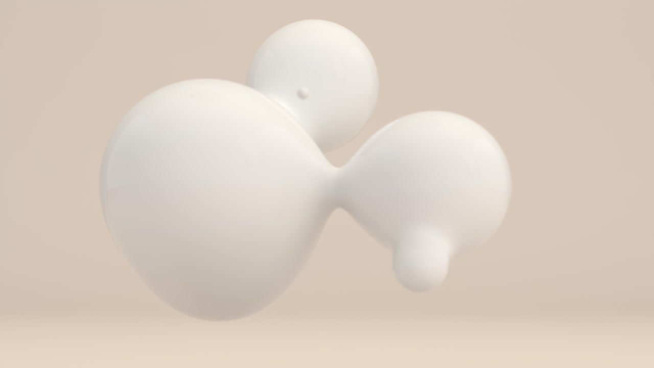 burbujas blancas abstractas