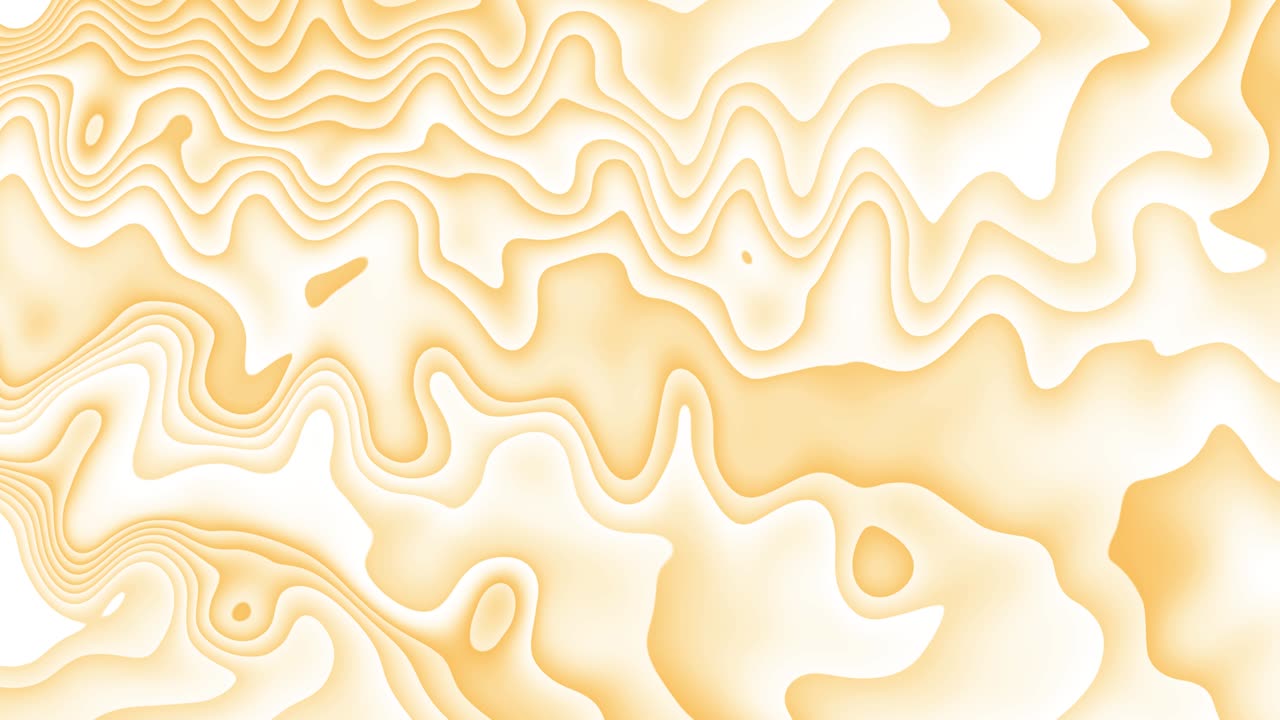 líquido abstracto de color blanco ondas brillantes fondo de movimiento.4k bucle sin costuras