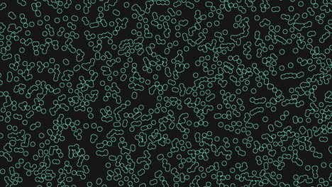 patrón dinámico negro y verde abstracto caótico repetitivo de puntos y líneas