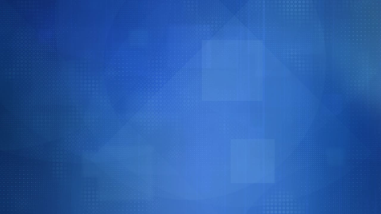 Flowing blue gradient background - abstract gradient backdrop with floating square shapes in slow motion, smooth atmospheric transitions
