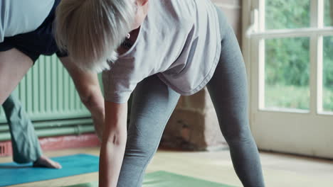 yoga session