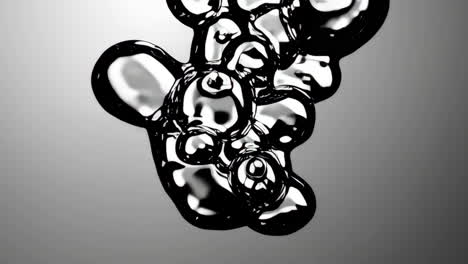 abstract liquid bubbles